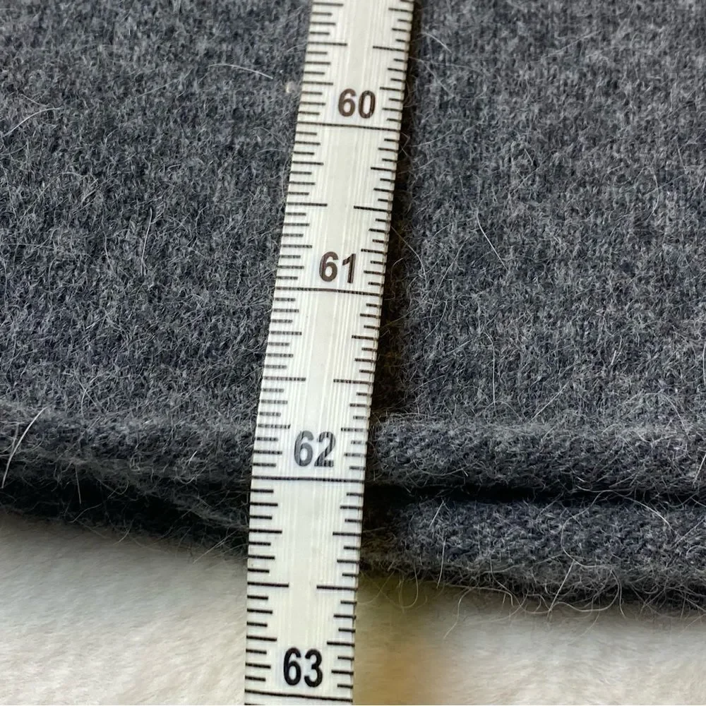 Bula Gray Wool Blend Tubular Scarf